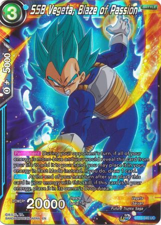 SSB Vegeta, Blaze of Passion (BT10-040) [Rise of the Unison Warrior 2nd Edition] | Sanctuary Gaming