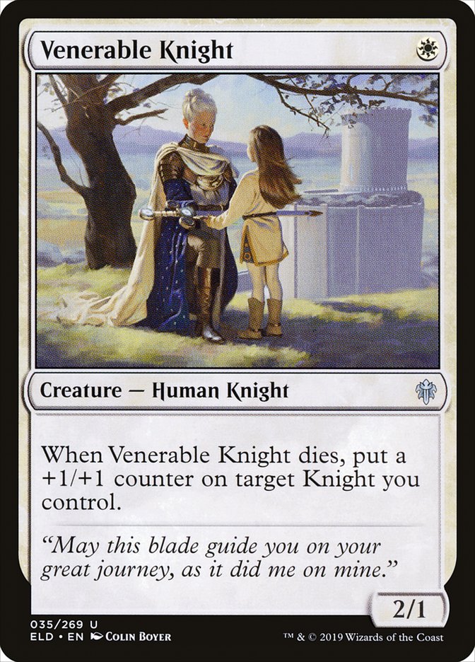 Venerable Knight [Throne of Eldraine] | Sanctuary Gaming