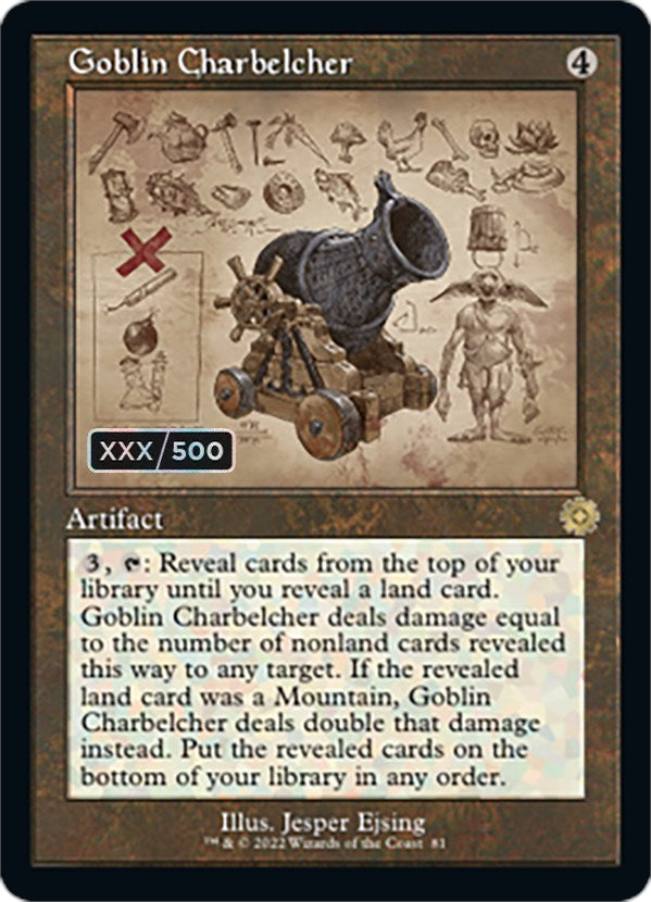 Goblin Charbelcher (Retro Schematic) (Serial Numbered) [The Brothers' War Retro Artifacts] | Sanctuary Gaming