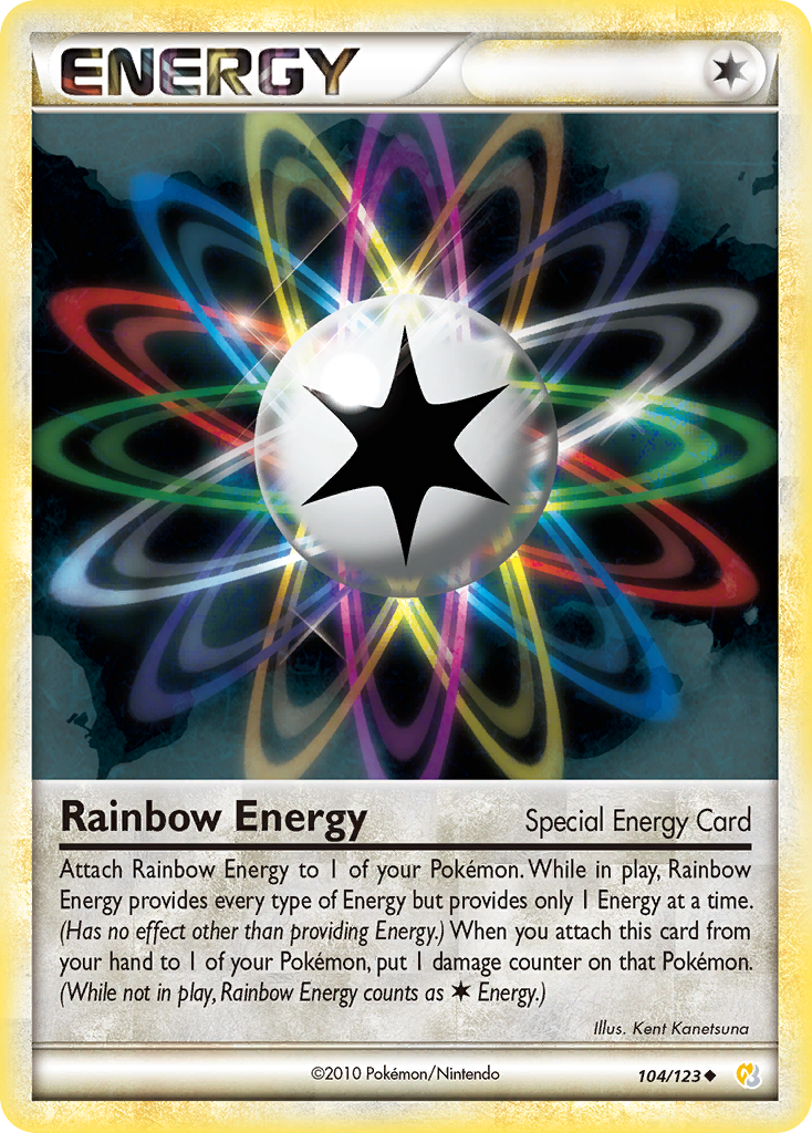 Rainbow Energy (104/123) [HeartGold & SoulSilver: Base Set] | Sanctuary Gaming