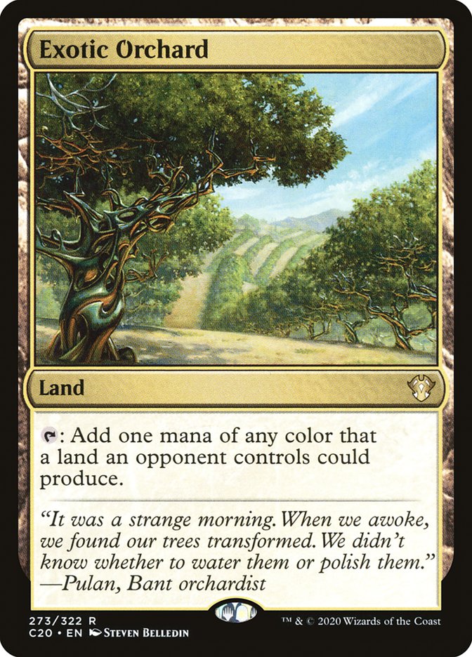 Exotic Orchard [Commander 2020] | Sanctuary Gaming