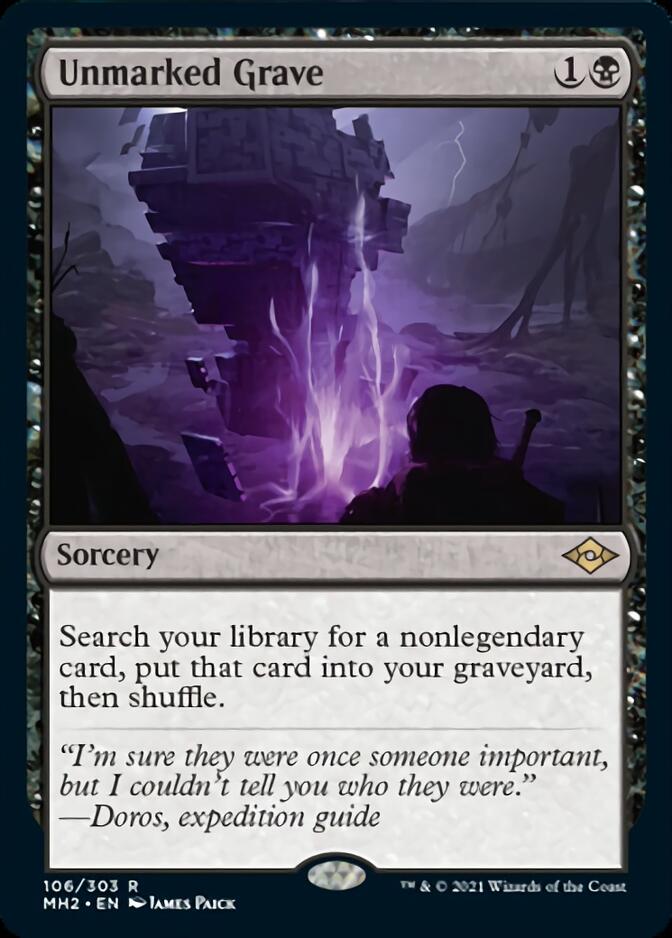 Unmarked Grave [Modern Horizons 2] | Sanctuary Gaming