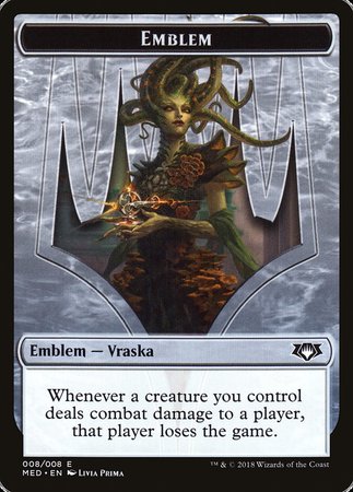 Emblem - Vraska, Golgari Queen [Mythic Edition Tokens] | Sanctuary Gaming