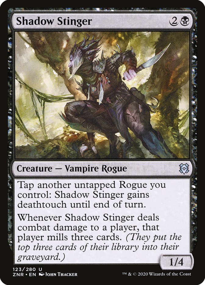 Shadow Stinger [Zendikar Rising] | Sanctuary Gaming