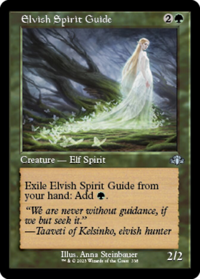 Elvish Spirit Guide (Retro) [Dominaria Remastered] | Sanctuary Gaming