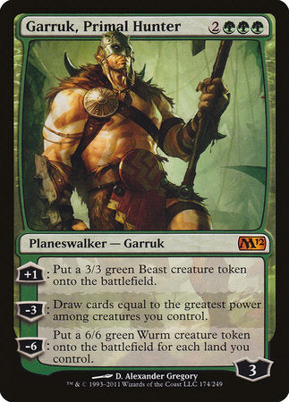 Garruk, Primal Hunter [Magic 2012] | Sanctuary Gaming