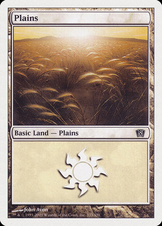 Plains (333) [Eighth Edition] | Sanctuary Gaming