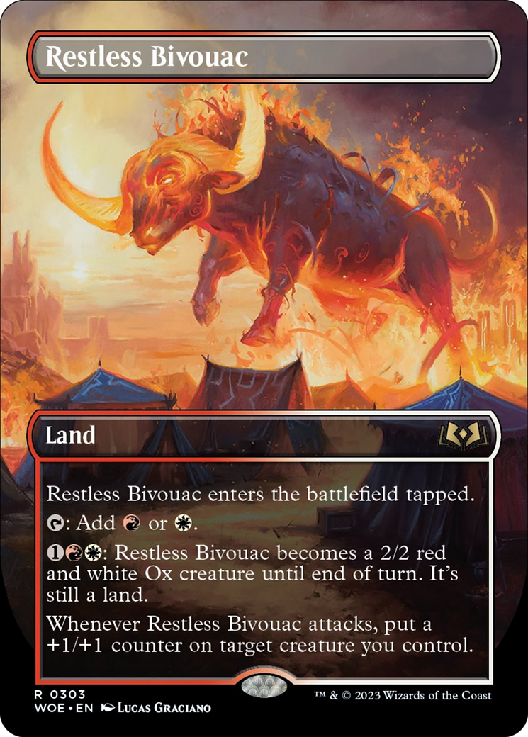 Restless Bivouac (Borderless Alternate Art) [Wilds of Eldraine] | Sanctuary Gaming