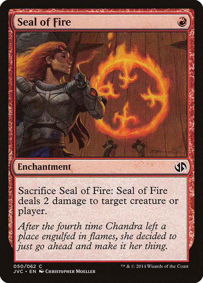 Seal of Fire [Duel Decks Anthology] | Sanctuary Gaming