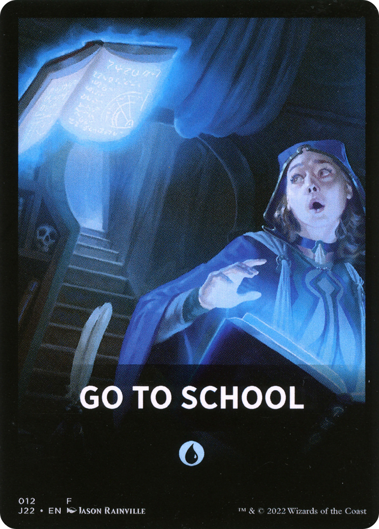 Go to School Theme Card [Jumpstart 2022 Front Cards] | Sanctuary Gaming