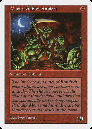 Mons's Goblin Raiders [Fifth Edition] | Sanctuary Gaming
