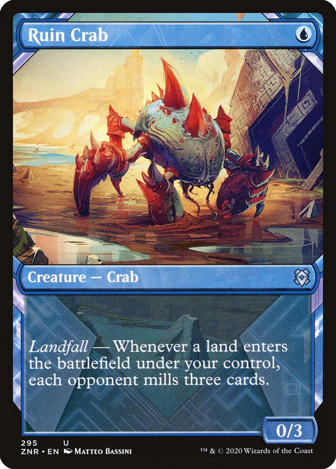 Ruin Crab (Showcase) [Zendikar Rising] | Sanctuary Gaming