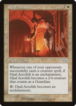 Opal Acrolith [Urza's Saga] | Sanctuary Gaming