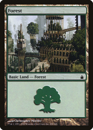 Forest (304) [Ravnica: City of Guilds] | Sanctuary Gaming