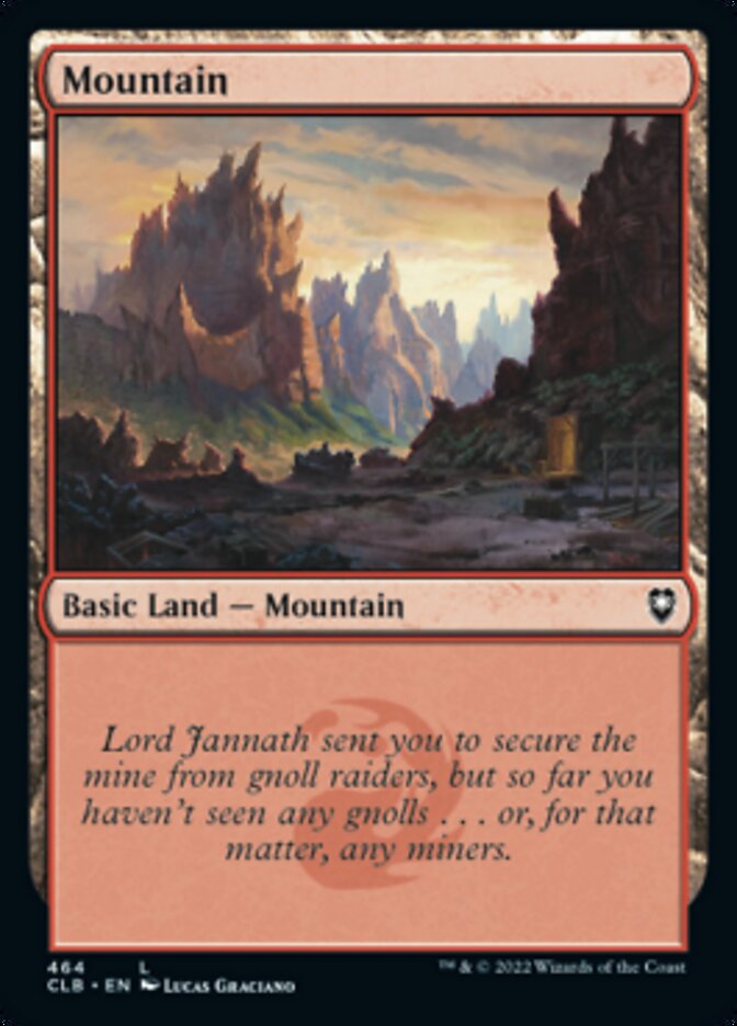 Mountain (464) [Commander Legends: Battle for Baldur's Gate] | Sanctuary Gaming