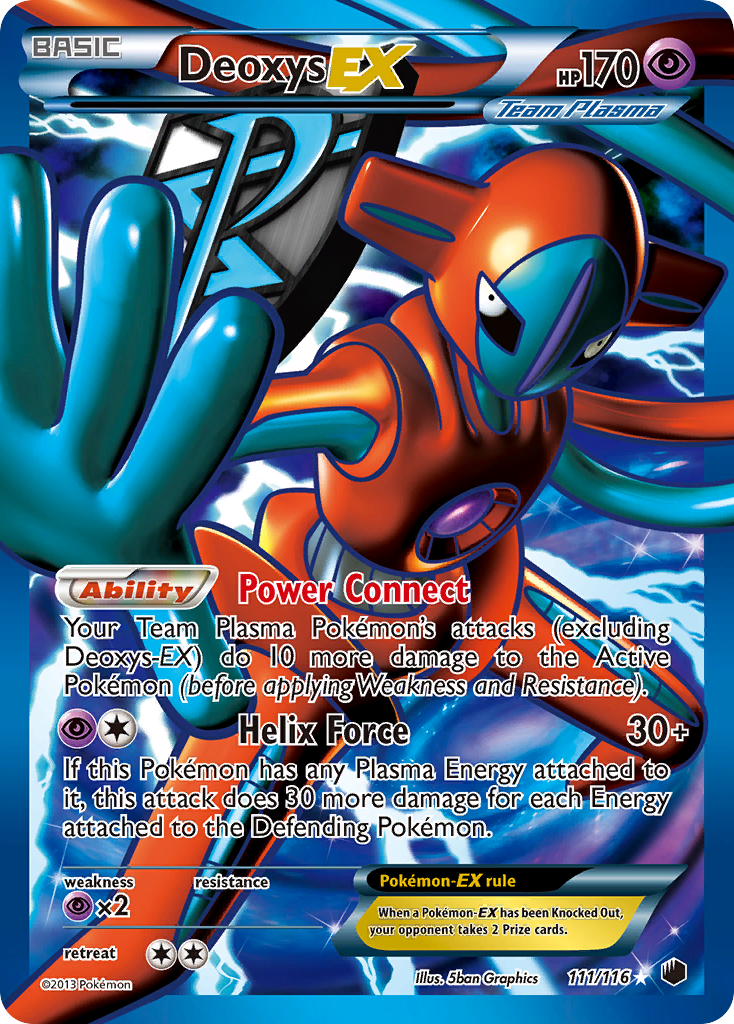 Deoxys EX (111/116) [Black & White: Plasma Freeze] | Sanctuary Gaming