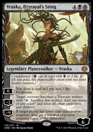 Vraska, Betrayal's Sting (Promo Pack) [Phyrexia: All Will Be One Promos] | Sanctuary Gaming