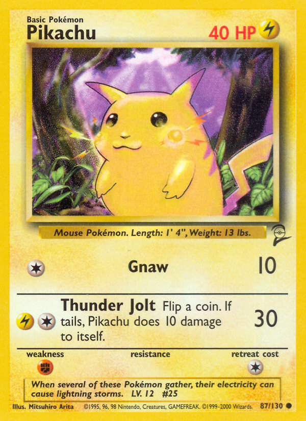 Pikachu (87/130) [Base Set 2] | Sanctuary Gaming