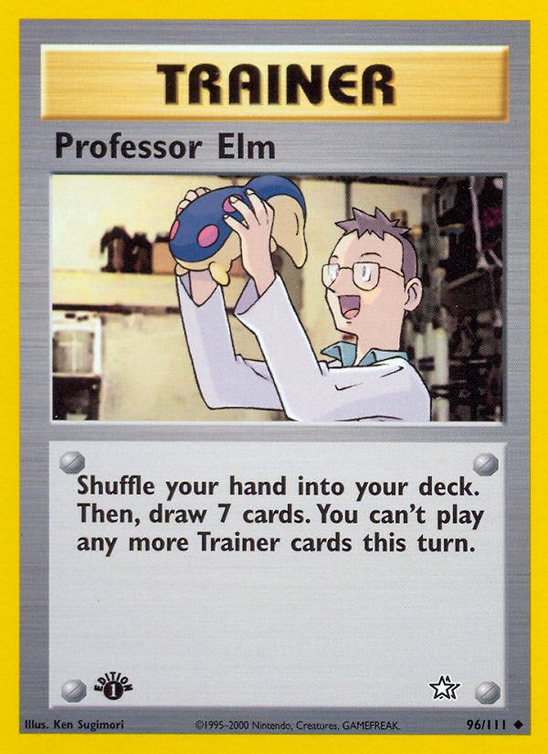 Professor Elm (96/111) [Neo Genesis 1st Edition] | Sanctuary Gaming