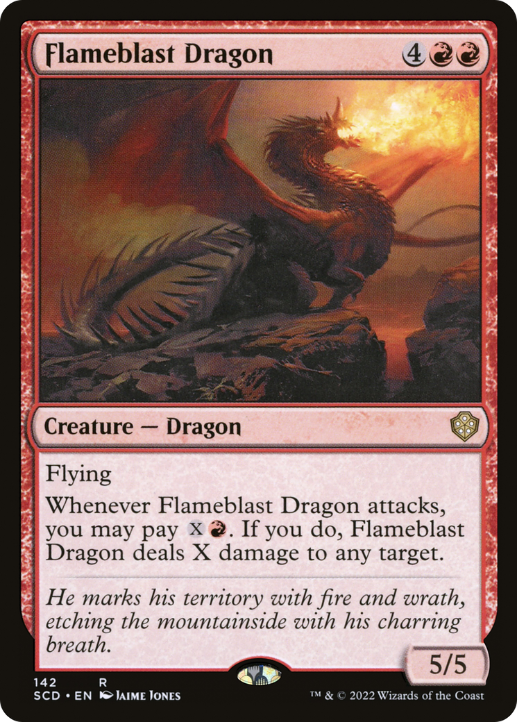 Flameblast Dragon [Starter Commander Decks] | Sanctuary Gaming