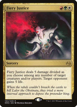 Fiery Justice [Modern Masters 2017] | Sanctuary Gaming