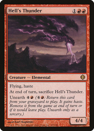 Hell's Thunder [Shards of Alara] | Sanctuary Gaming