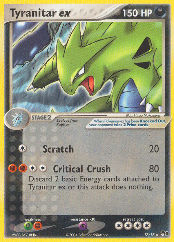 Tyranitar ex (17/17) [POP Series 1] | Sanctuary Gaming