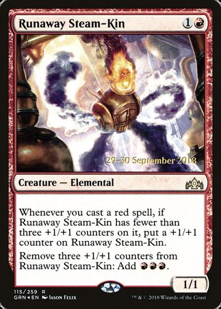 Runaway Steam-Kin [Guilds of Ravnica Promos] | Sanctuary Gaming