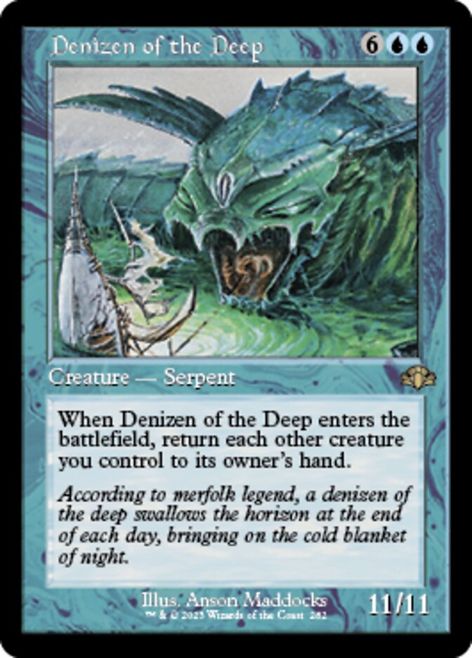 Denizen of the Deep (Retro) [Dominaria Remastered] | Sanctuary Gaming