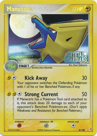 Manectric (8/100) (Stamped) [EX: Crystal Guardians] | Sanctuary Gaming