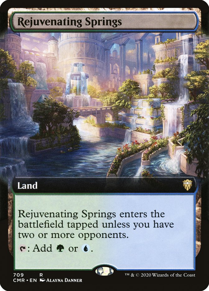 Rejuvenating Springs (Extended) [Commander Legends] | Sanctuary Gaming