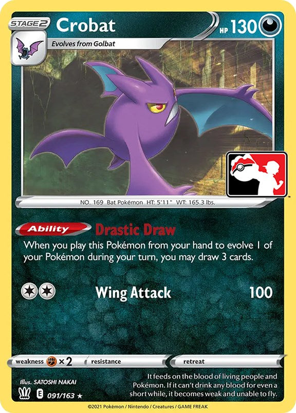 Crobat (091/163) [Prize Pack Series One] | Sanctuary Gaming