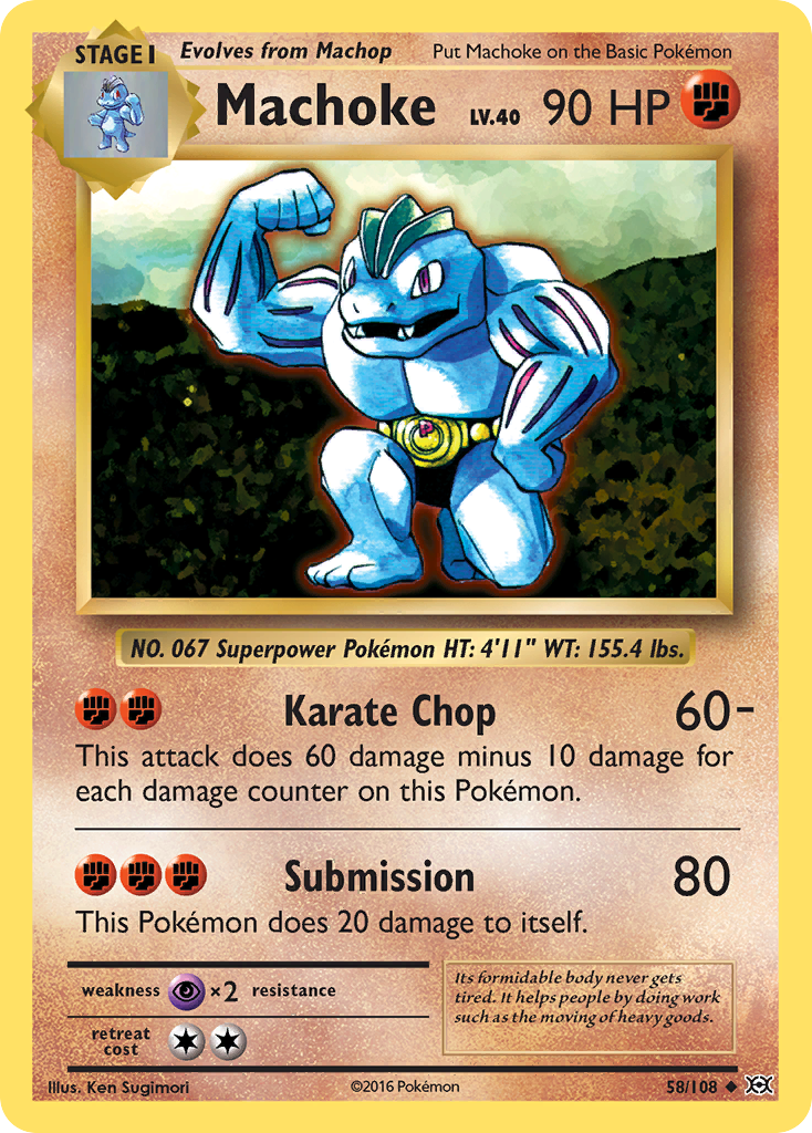 Machoke (58/108) [XY: Evolutions] | Sanctuary Gaming