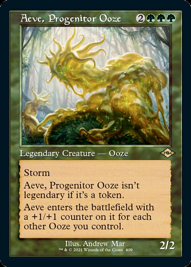 Aeve, Progenitor Ooze (Retro Foil Etched) [Modern Horizons 2] | Sanctuary Gaming