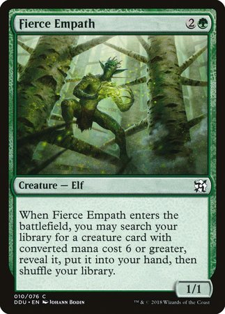 Fierce Empath [Duel Decks: Elves vs. Inventors] | Sanctuary Gaming