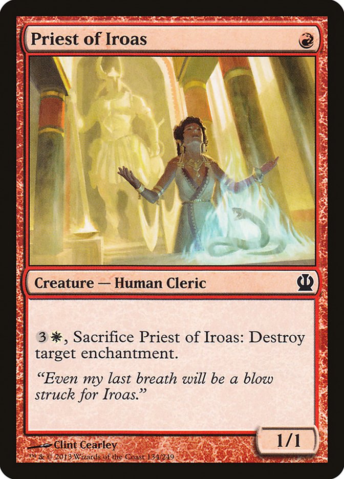 Priest of Iroas [Theros] | Sanctuary Gaming