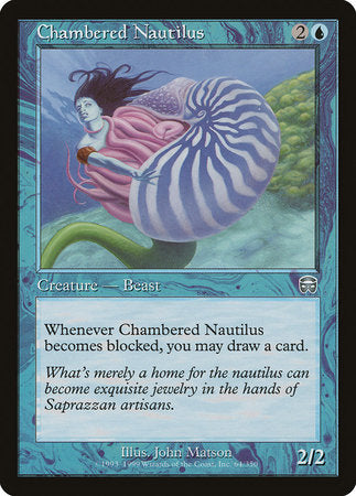Chambered Nautilus [Mercadian Masques] | Sanctuary Gaming