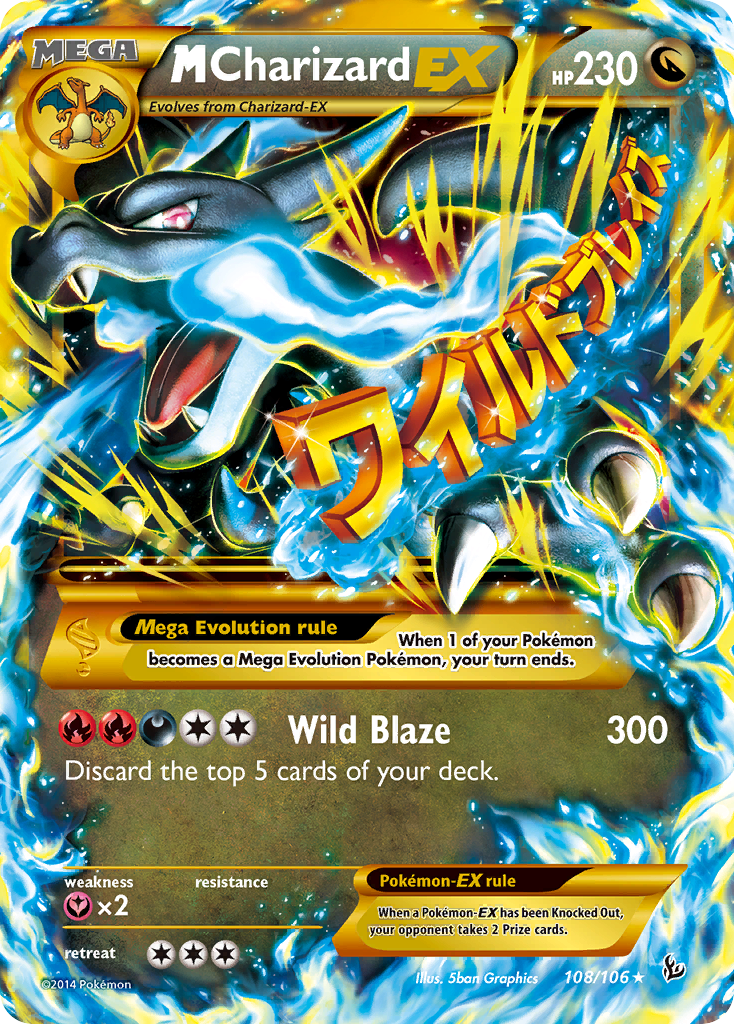 M Charizard EX (108/106) [XY: Flashfire] | Sanctuary Gaming