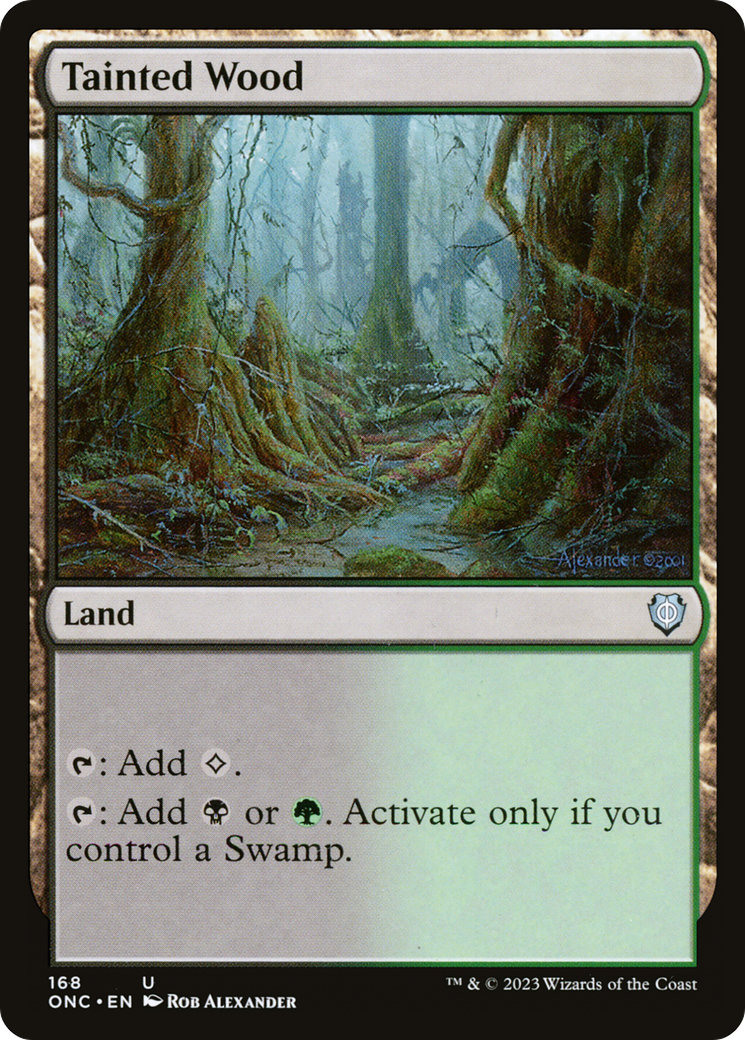 Tainted Wood [Phyrexia: All Will Be One Commander] | Sanctuary Gaming