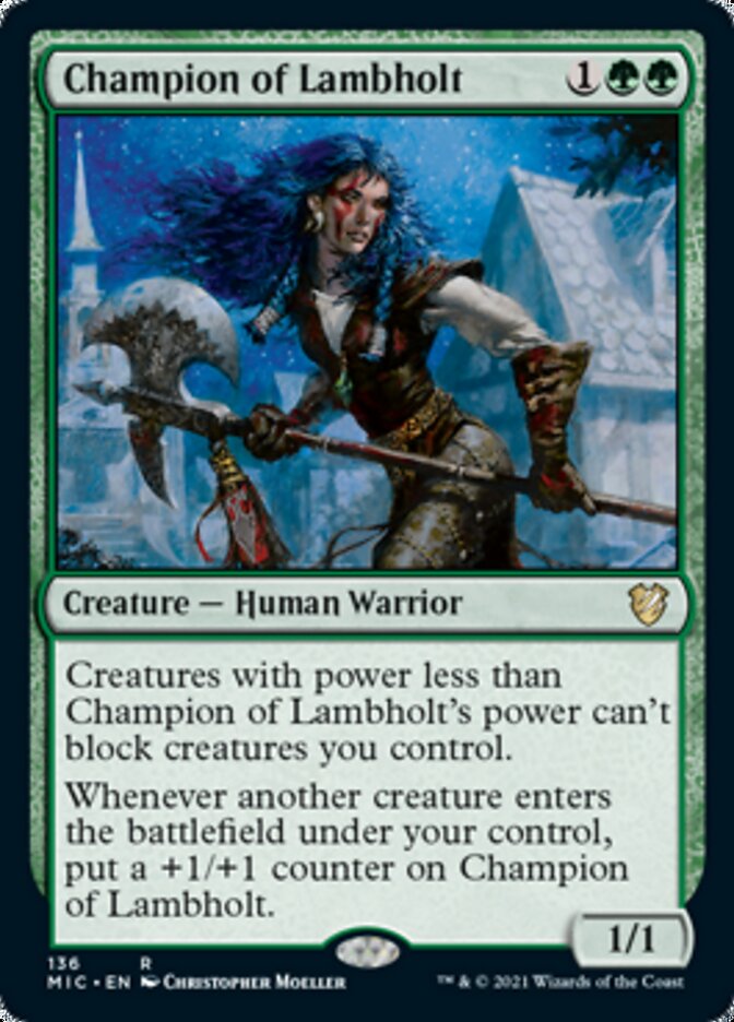 Champion of Lambholt [Innistrad: Midnight Hunt Commander] | Sanctuary Gaming