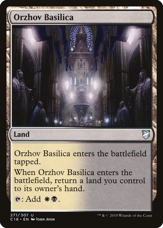 Orzhov Basilica [Commander 2018] | Sanctuary Gaming