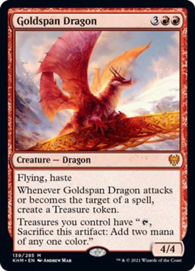 Goldspan Dragon [Kaldheim] | Sanctuary Gaming