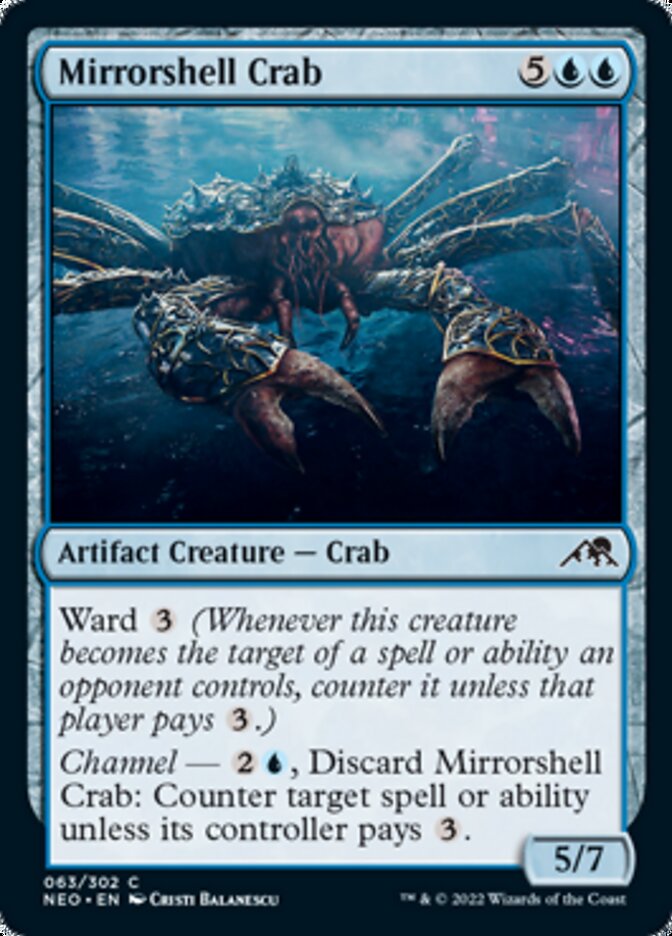 Mirrorshell Crab [Kamigawa: Neon Dynasty] | Sanctuary Gaming