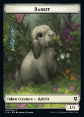 Treasure // Rabbit Double-sided Token [Commander Legends: Battle for Baldur's Gate Tokens] | Sanctuary Gaming