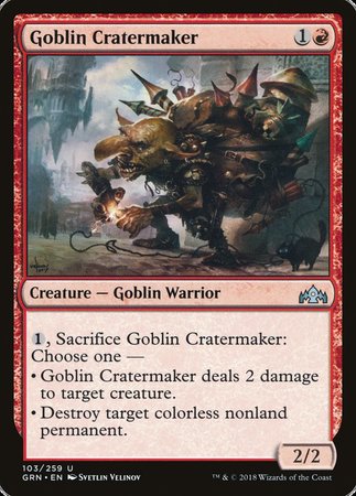 Goblin Cratermaker [Guilds of Ravnica] | Sanctuary Gaming