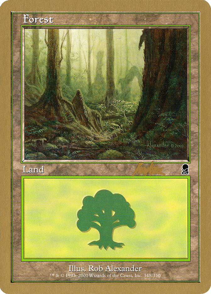 Forest (bk348) (Brian Kibler) [World Championship Decks 2002] | Sanctuary Gaming