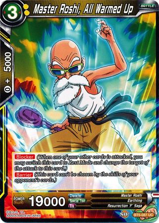 Master Roshi, All Warmed Up (BT5-087) [Miraculous Revival] | Sanctuary Gaming