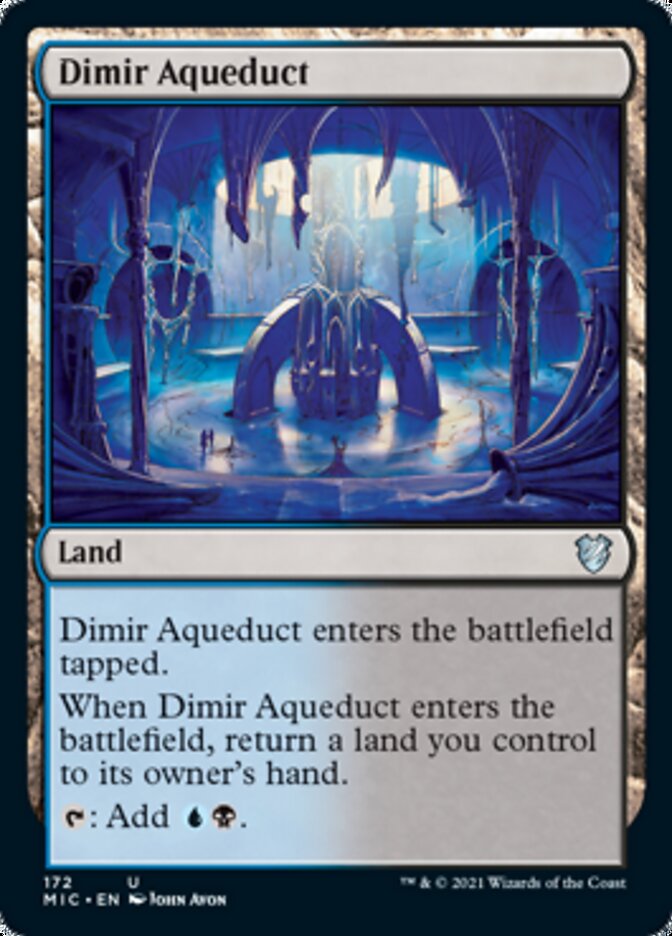 Dimir Aqueduct [Innistrad: Midnight Hunt Commander] | Sanctuary Gaming