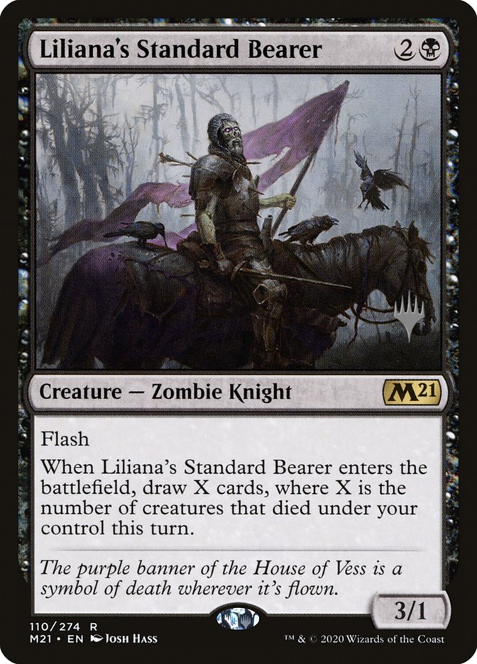 Liliana's Standard Bearer (Promo Pack) [Core Set 2021 Promos] | Sanctuary Gaming