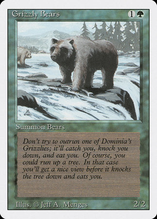 Grizzly Bears [Revised Edition] | Sanctuary Gaming